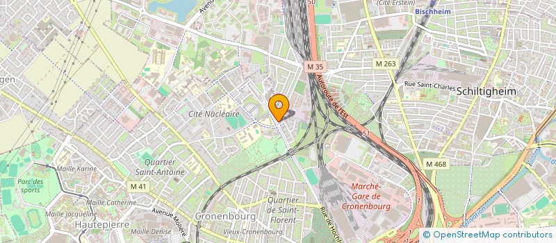 localisation de l'entreprise MADAME NATHALIE THEVENOT à STRASBOURG