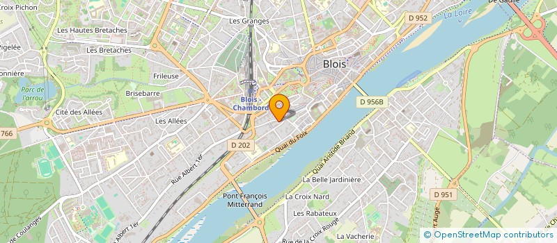 localisation de l'entreprise MADAME NATHALIE THEVOT  BLOIS