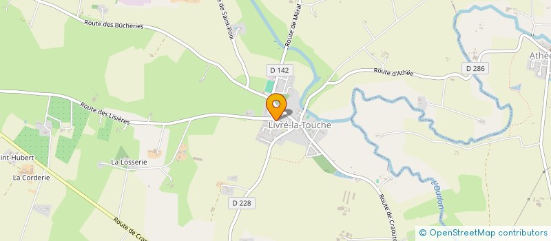 localisation de l'entreprise MADAME NATHALIE THIBAULT  LIVRE-LA-TOUCHE