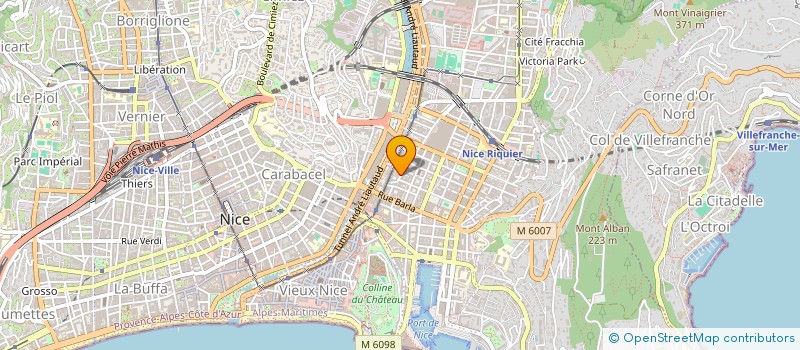 localisation de l'entreprise MADAME NATHALIE THIERY à NICE