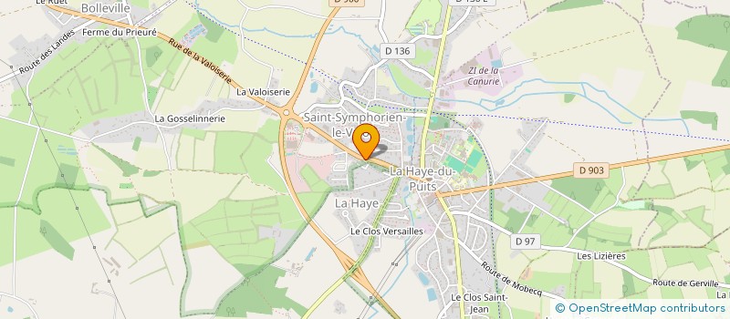 localisation de l'entreprise MADAME NATHALIE THIREAU  LA HAYE