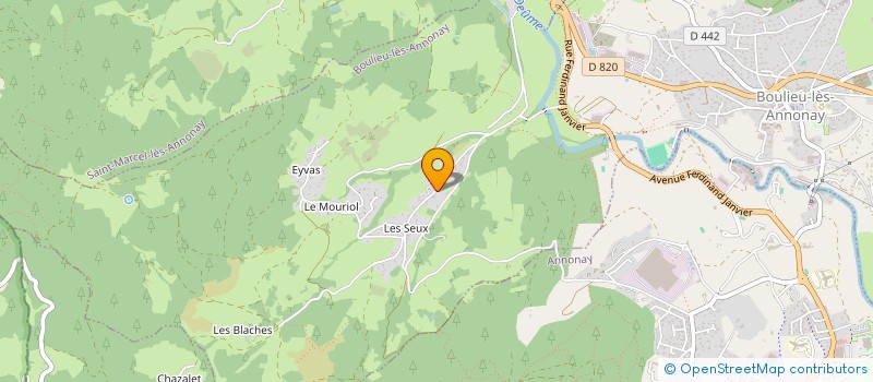 localisation de l'entreprise MADAME NATHALIE THIRION  BOULIEU-LES-ANNONAY