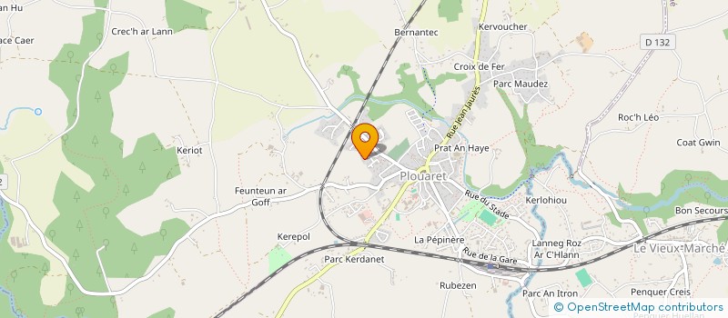 localisation de l'entreprise MADAME NATHALIE THOMAS  PLOUARET