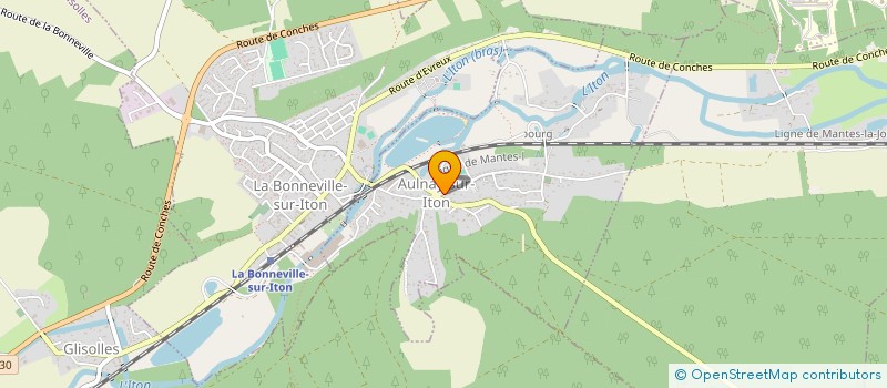 localisation de l'entreprise MADAME NATHALIE THOMAS à AULNAY-SUR-ITON