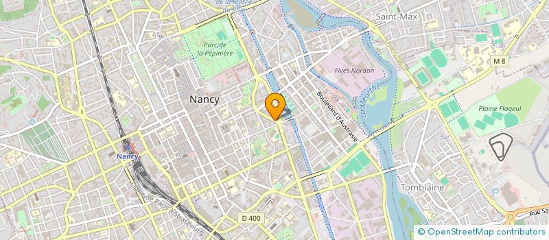 localisation de l'entreprise MADAME NATHALIE THOMAS  NANCY