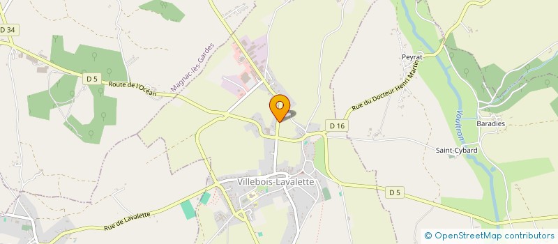 localisation de l'entreprise MADAME NATHALIE THOUVENOT à VILLEBOIS-LAVALETTE