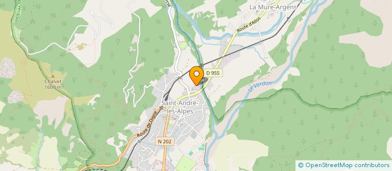 localisation de l'entreprise MADAME NATHALIE TINTINGER à SAINT-ANDRE-LES-ALPES