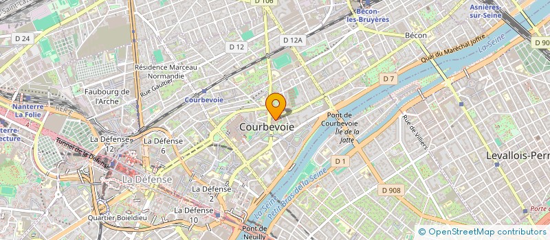 localisation de l'entreprise MADAME NATHALIE TIRAND à COURBEVOIE
