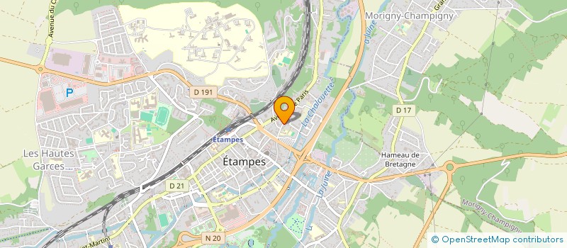 localisation de l'entreprise MADAME NATHALIE TISSARD à ETAMPES