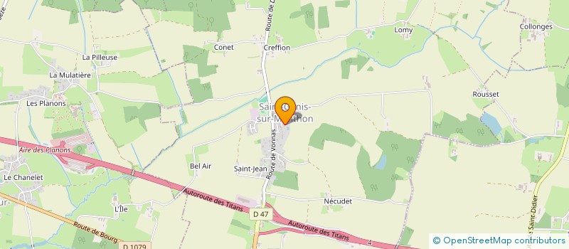 localisation de l'entreprise MADAME NATHALIE TISSERAND  SAINT-GENIS-SUR-MENTHON