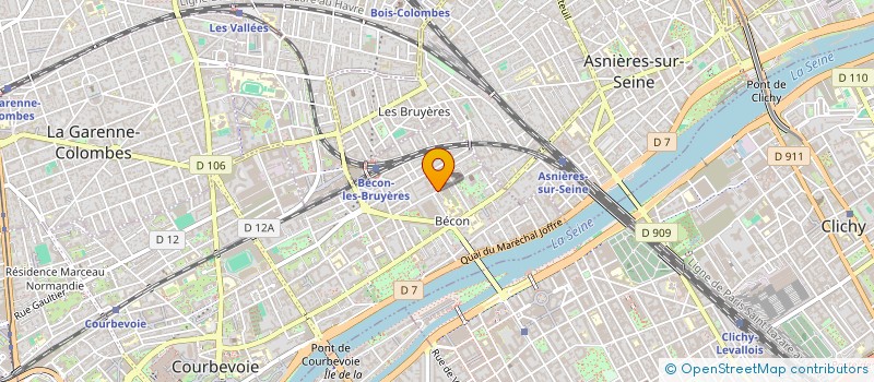 localisation de l'entreprise MADAME NATHALIE TODOROVITCH à COURBEVOIE