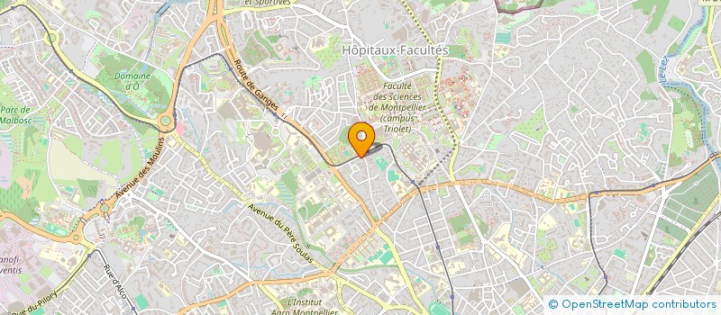 localisation de l'entreprise MADAME NATHALIE TOMAS à MONTPELLIER