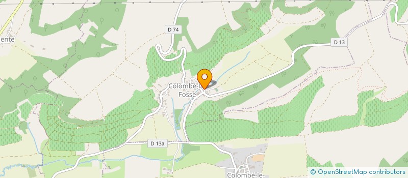 localisation de l'entreprise MADAME NATHALIE TOPIN  COLOMBE-LA-FOSSE