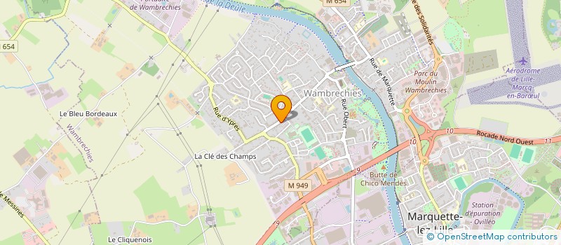 localisation de l'entreprise MADAME NATHALIE TORREZ  WAMBRECHIES