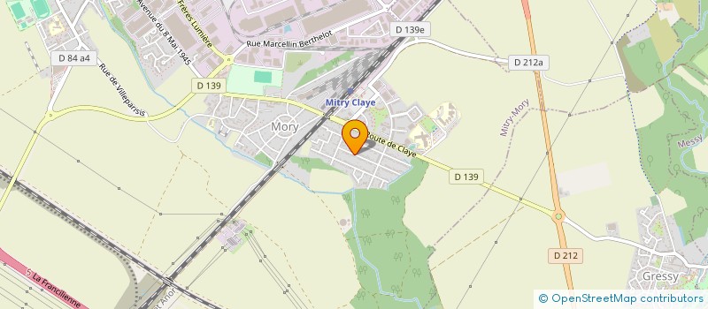 localisation de l'entreprise MADAME NATHALIE TOUDIC  MITRY-MORY