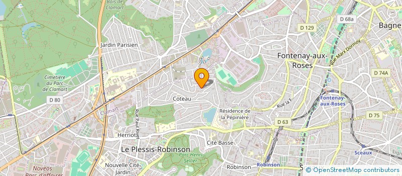 localisation de l'entreprise MADAME NATHALIE TOUKHIAN à LE PLESSIS-ROBINSON