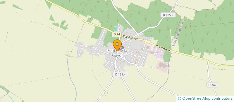 localisation de l'entreprise MADAME NATHALIE TOULLIER à FONTAINE-LA-GUYON
