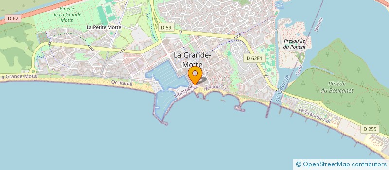 localisation de l'entreprise MADAME NATHALIE TRAN à LA GRANDE-MOTTE