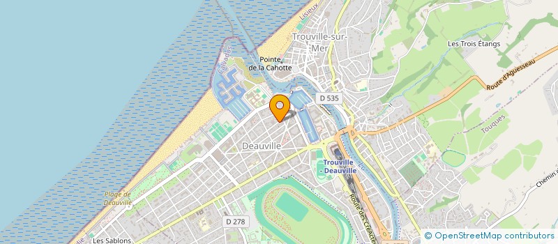 localisation de l'entreprise MADAME NATHALIE TRANCHANT  TROUVILLE-SUR-MER