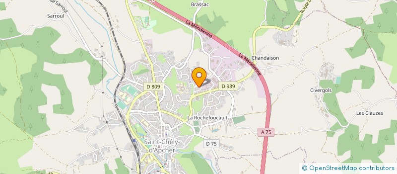 localisation de l'entreprise MADAME NATHALIE TRAUCHESSEC  SAINT-CHELY-D'APCHER