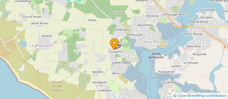 localisation de l'entreprise MADAME NATHALIE TREHIN  PLOUHINEC