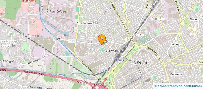 localisation de l'entreprise MADAME NATHALIE TREIL  REIMS