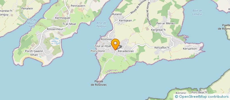 localisation de l'entreprise MADAME NATHALIE TRIBOTTE  LOPERHET