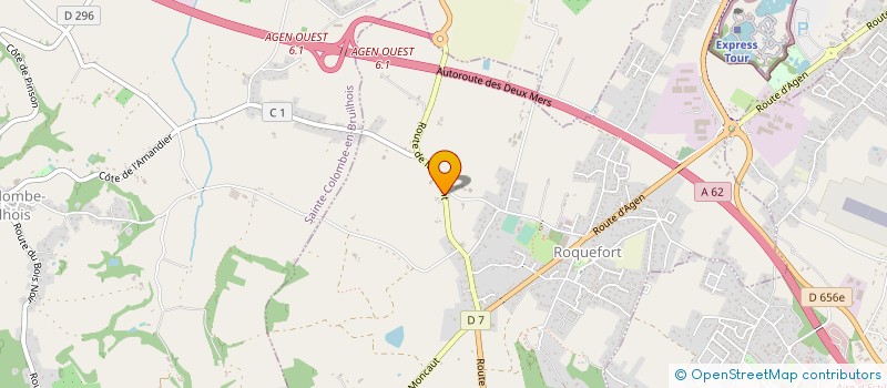 localisation de l'entreprise MADAME NATHALIE TRIBOULIN  ROQUEFORT