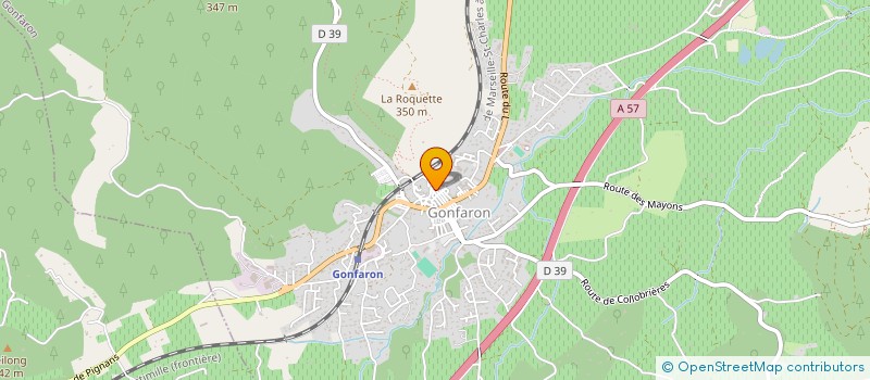 localisation de l'entreprise MADAME NATHALIE TROCHE  GONFARON