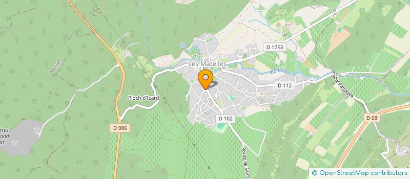 localisation de l'entreprise MADAME NATHALIE TROUILLET  SAINT CLEMENT DE RIVIERE