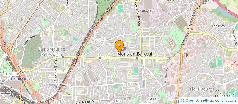 localisation de l'entreprise MADAME NATHALIE TROUSSEL  MONS-EN-BARUL