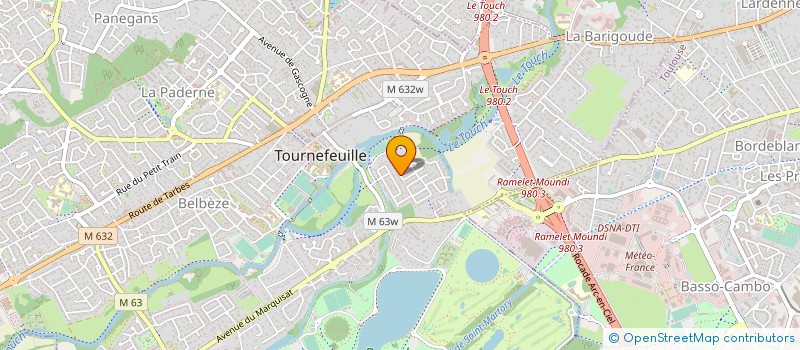 localisation de l'entreprise MADAME NATHALIE TROVA  TOURNEFEUILLE