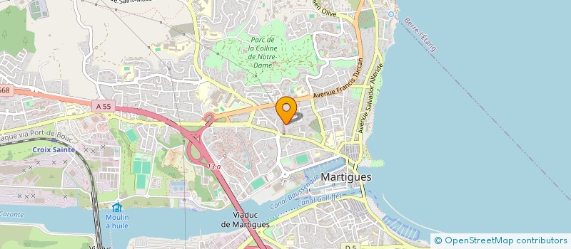 localisation de l'entreprise MADAME NATHALIE TRUJILLO  MARTIGUES