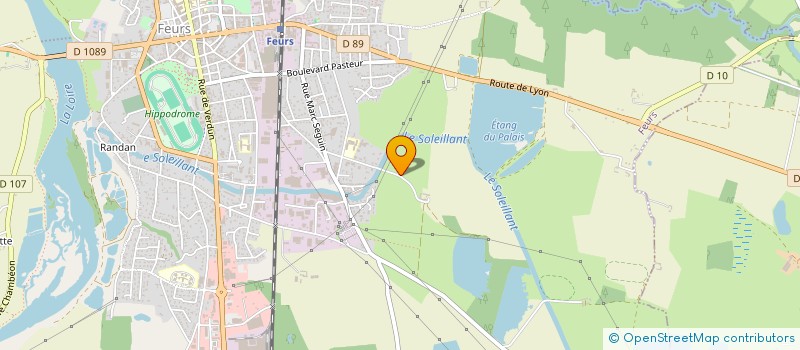 localisation de l'entreprise MADAME NATHALIE TRULLIER  FEURS