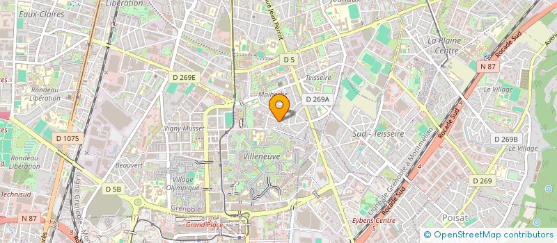 localisation de l'entreprise MADAME NATHALIE TRZESNIOWSKI à GRENOBLE