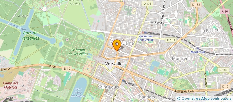 localisation de l'entreprise MADAME NATHALIE TSAREWSKY à VERSAILLES