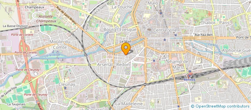 localisation de l'entreprise MADAME NATHALIE TUEL  RENNES