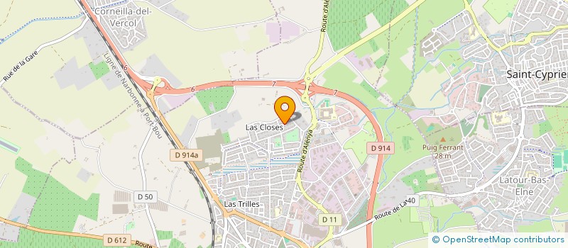 localisation de l'entreprise MADAME NATHALIE TURPIN  PERPIGNAN