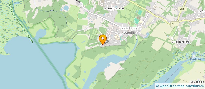 localisation de l'entreprise MADAME NATHALIE ULLRICH  SAINT-AIGNAN-GRANDLIEU