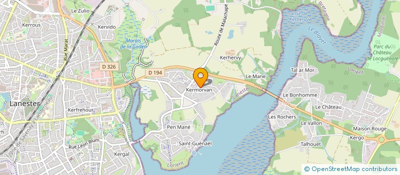 localisation de l'entreprise MADAME NATHALIE UNGER  LANESTER