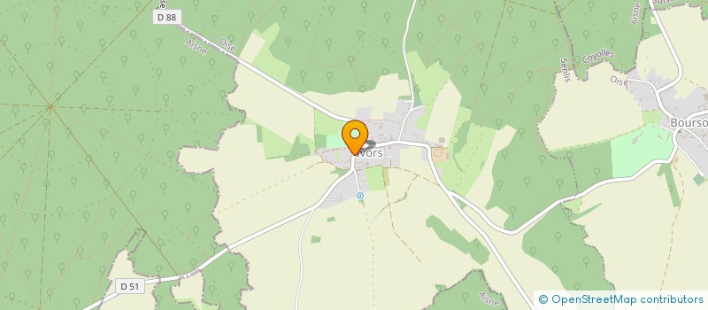 localisation de l'entreprise MADAME NATHALIE URBAIN  IVORS