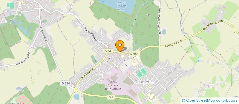 localisation de l'entreprise MADAME NATHALIE URBANIAK  THUMERIES