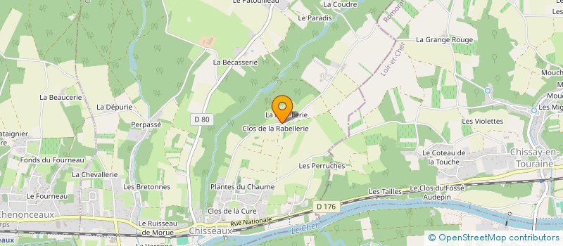 localisation de l'entreprise MADAME NATHALIE VAAST  CHISSEAUX