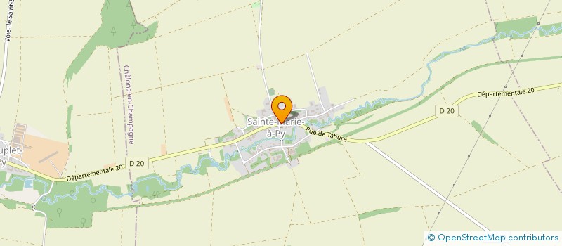 localisation de l'entreprise MADAME NATHALIE VACELLIER  SAINTE-MARIE-A-PY