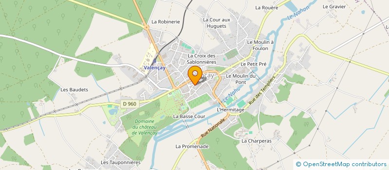 localisation de l'entreprise MADAME NATHALIE VAILLANT à VALENCAY