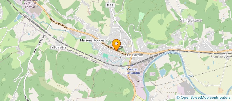 localisation de l'entreprise MADAME NATHALIE VALADE  LE LARDIN-SAINT-LAZARE