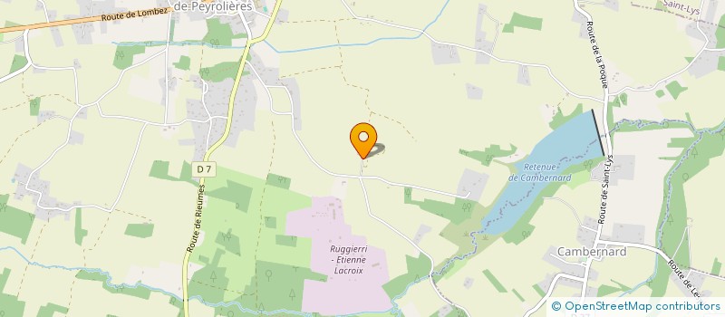 localisation de l'entreprise MADAME NATHALIE VALENA  SAINTE-FOY-DE-PEYROLIERES