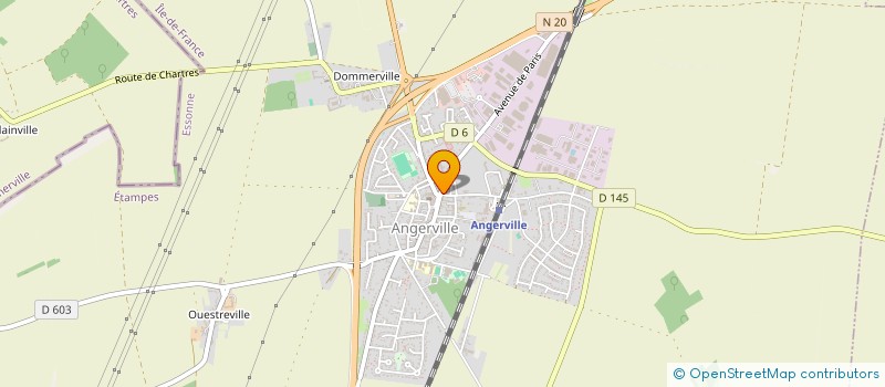 localisation de l'entreprise MADAME NATHALIE VALENCIA  ANGERVILLE