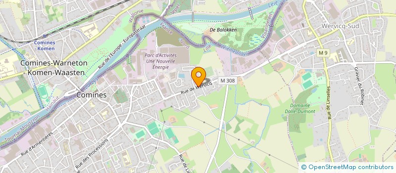 localisation de l'entreprise MADAME NATHALIE VALET à COMINES