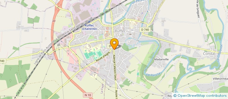 localisation de l'entreprise MADAME NATHALIE VALLEE  SAUJON